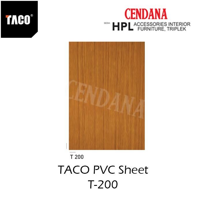 TACO PVC Sheet Urat Kayu T-200