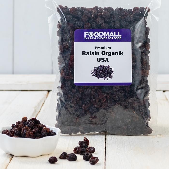 

Raisin Black Organic PREMIUM 250 gram / Kismis Hitam Organik 250g New
