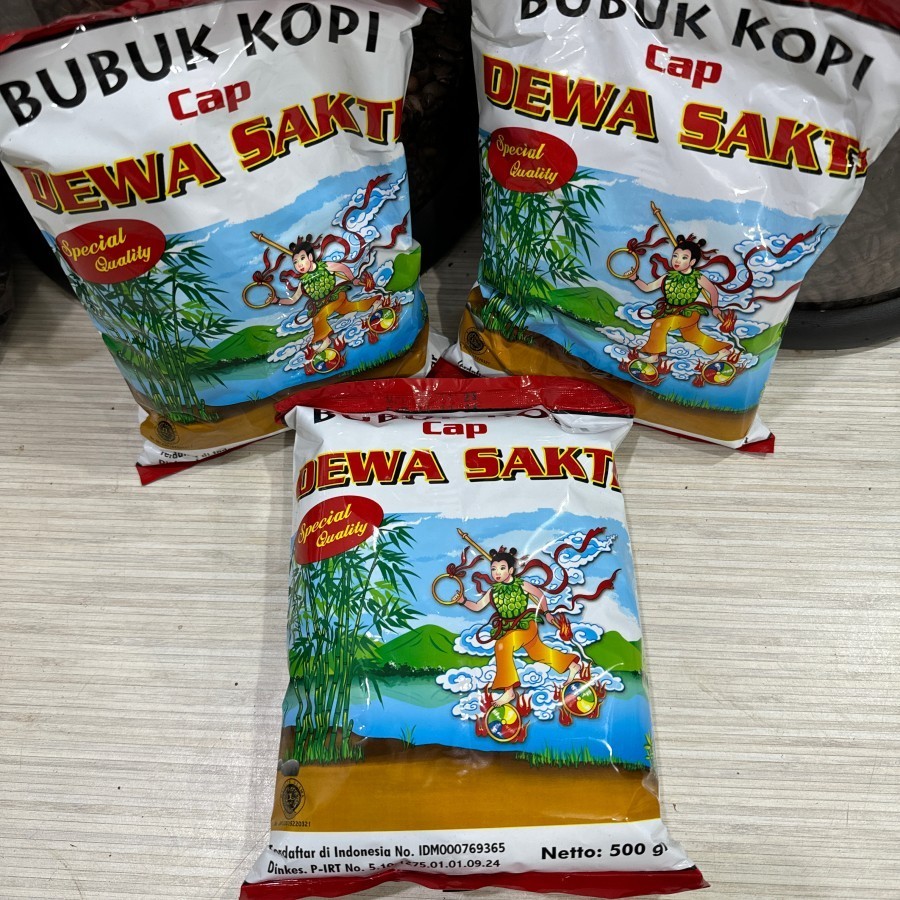 

PROMO Kopi Bubuk Cap Dewa Sakti gram