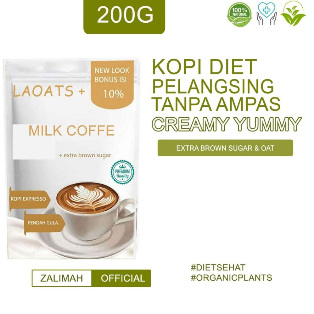 

PROMO Kopi Bubuk Badan Penurun Berat Badan Minuman Kopi Bubuk Murni Tanpa Ampas Laoats