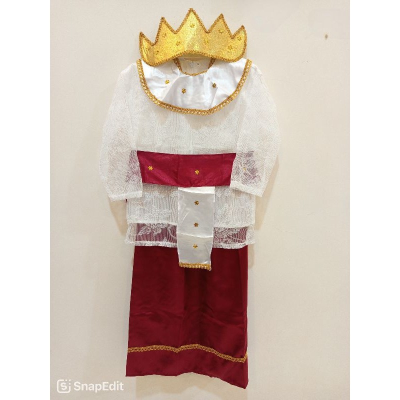 Baju Lampung Anak TK SD Laki dan Perempuan / Baju Adat Lampung / Pakaian Adat Lampung