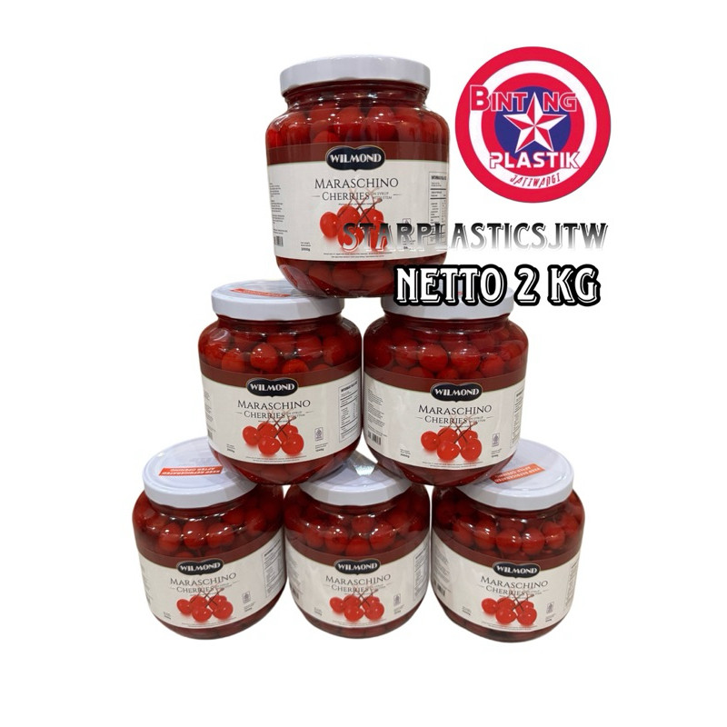 

Lovely Back - NEW ARRIVAL! WILMOND Cherry Tangkai 1 Jar Netto 2 Kg / Buah Ceri Tangkai, Cherries