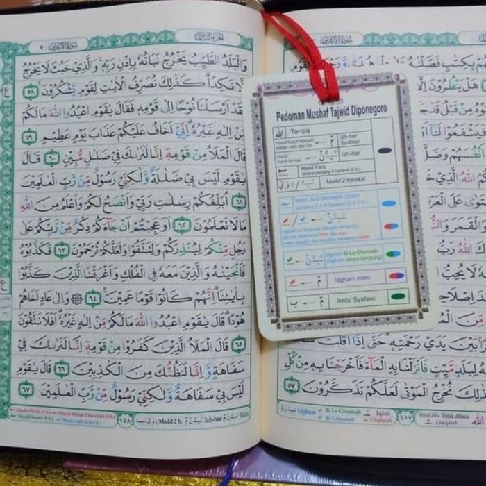 AlQuran Tajwid Diponegoro ukuran A5, Al-Quran Mushaf Jacket resleting Quran