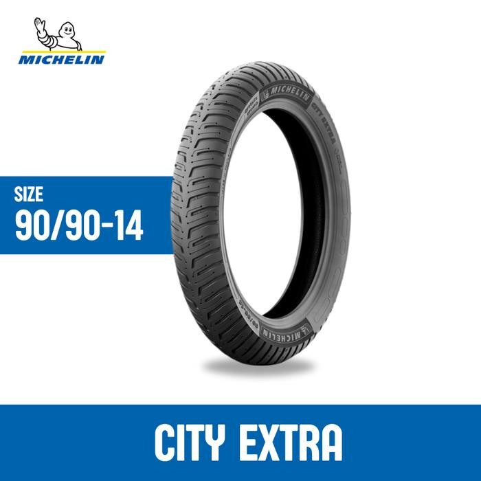Michelin Ban Motor City Extra 90/90 Ring 14 - Ban Tubles