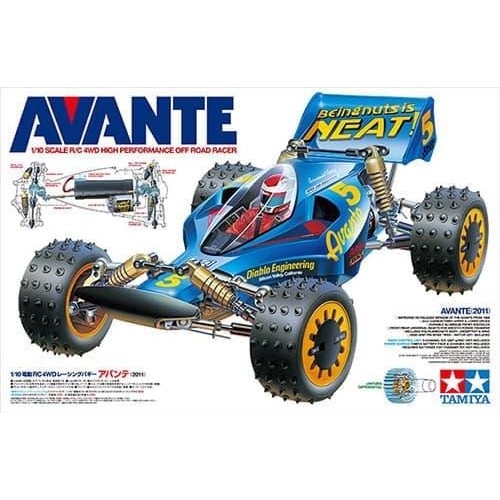SKUYY TAMIYA 58489 RC AVANTE 2011 OFFROAD BUGGY PACKING AMAN