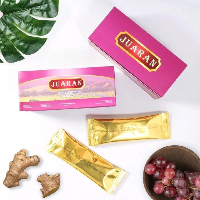 

Tjia Wu - Juaran Minuman Serbuk Rasa Anggur 75Gr Sachet @15Gr Jamu Instan