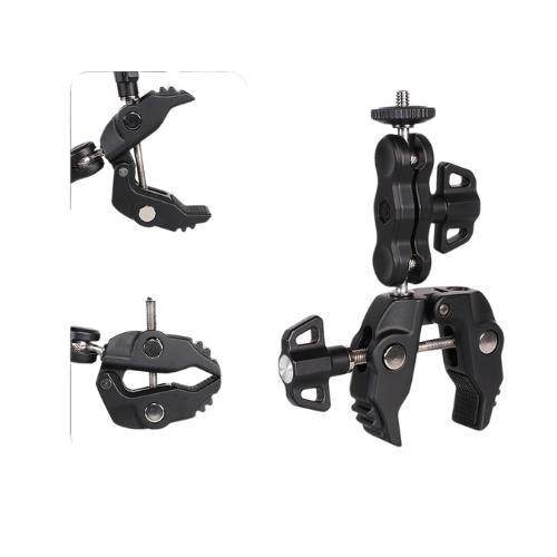 Clamp Arm w BallHead 360 Camera Tripod Penjepit Kamera LED C