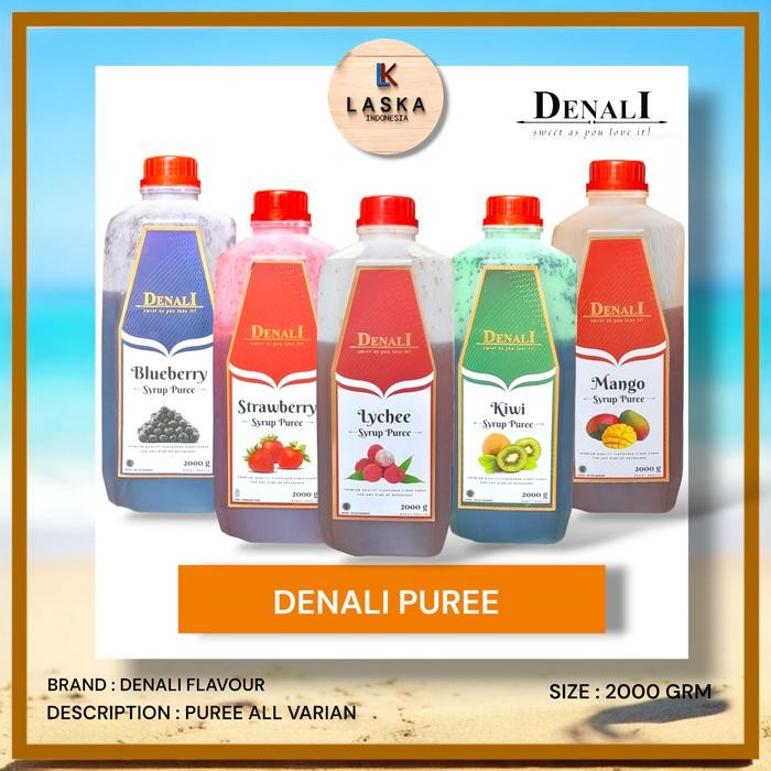 

Tjia Wu - Denali Lychee Puree - 2000 Ml / Fruit Mix - Concentrate Lychee