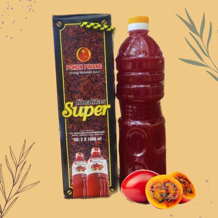 

Tjia Wu - Sirup Terong Belanda Pohon Pinang Isi 2X1 Ltr Minuman