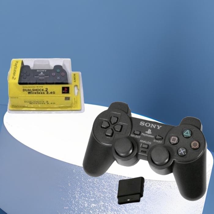 Stik/ controller ps2 wireless tanpa kabel