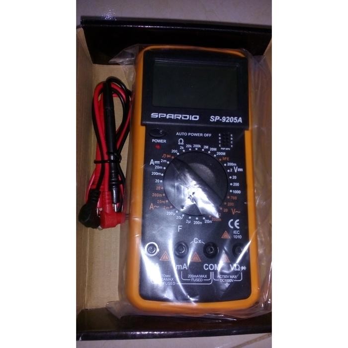 TERBAIK Avometer Multimeter Digital DT 9205 SP 9205 Multitester LCD