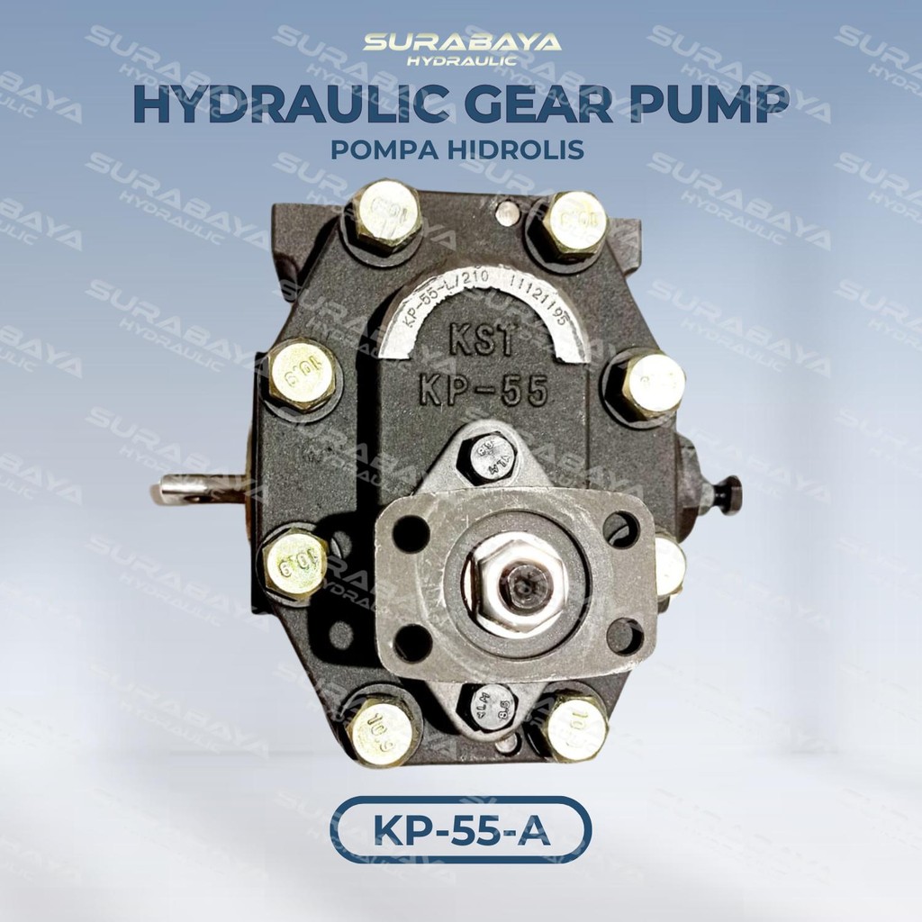 KP-55 | Hydraulic Gear Pump KP55 KP 55 A Pompa Hidrolik Hidrolis Hydraulic