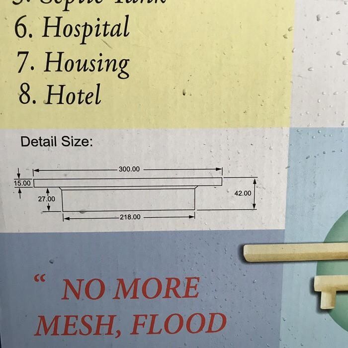 DRAINAGE CONTROL COVER ALINCO 30X30CM TUTUP SAPITANK SEPTIC TANK