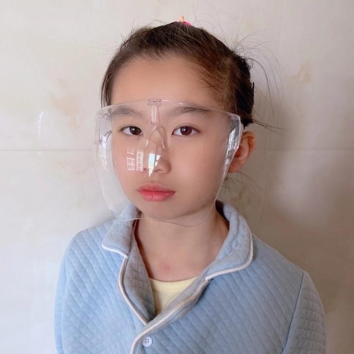 Clear Glass Face Shield Anak Faceshield Akrilik Anak Premium Import