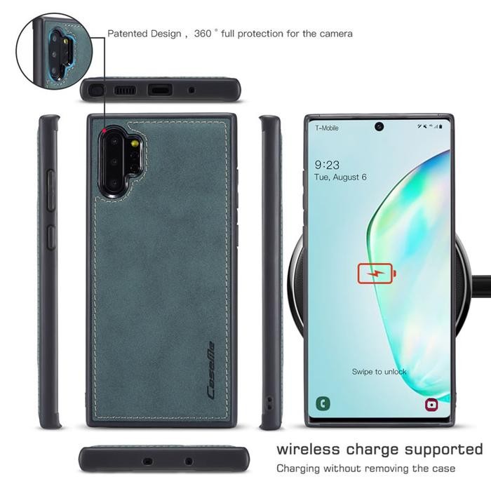 Casing CaseMe 015 For Samsung Note 10 Plus - Note 10+ Leather back cover case belakang model kulit