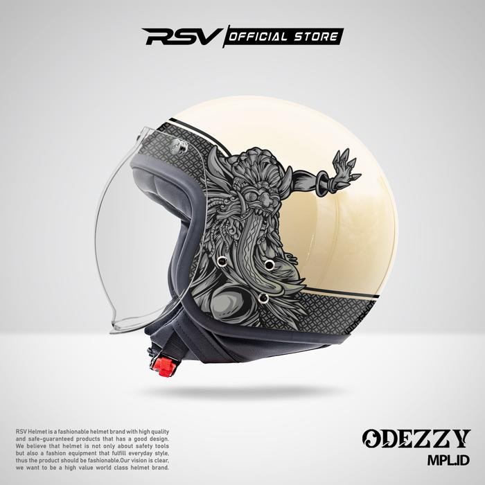 Afifa.store9 RSV Helmets x MPL ID Exclusive Collaboration MPL ID - Helm RSV Classic Odezzy (Limited