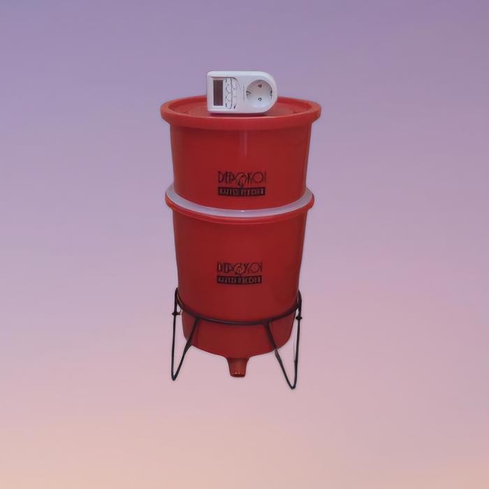 Auto Feeder Kolam Autofeeder Alat Pemberi Pakan Pelet Ikan Koi Otomatis