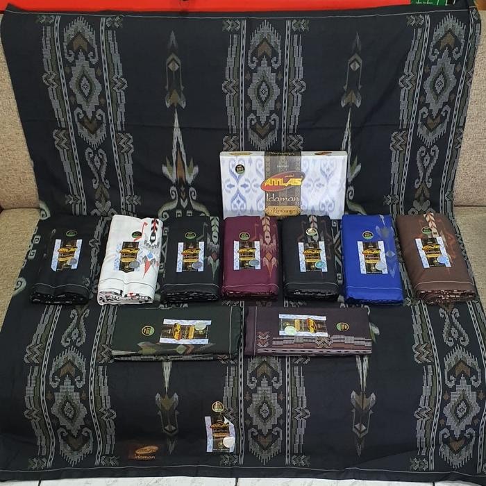 Sarung Atlas Idaman Kembang Motif Bhs Sgs Swl Sji Sge