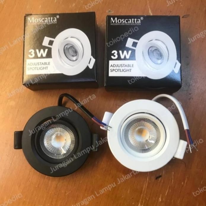 Lampu Downlight Led 3 Watt Moscatta/Spotlight 3W Led