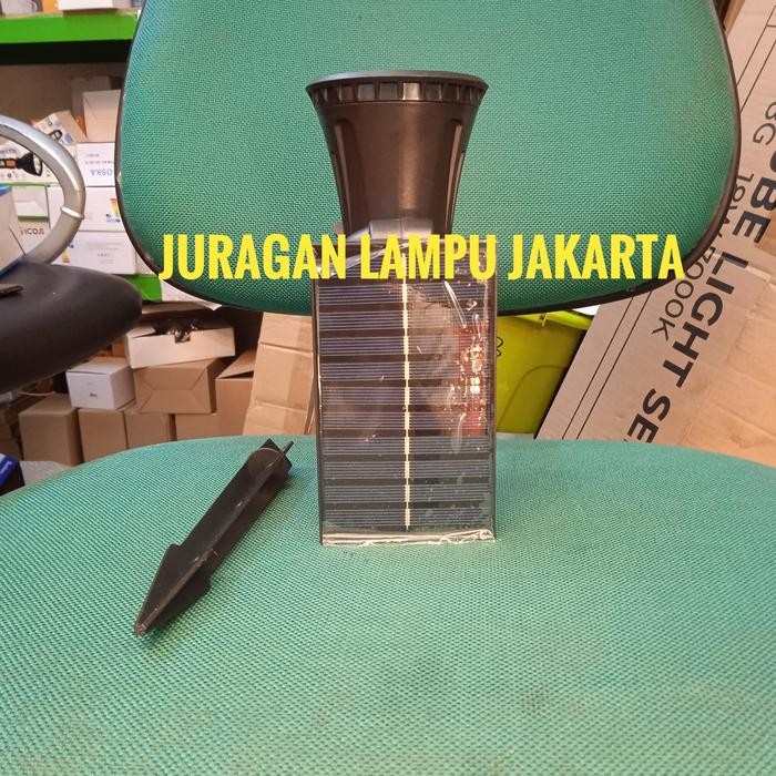 Lampu Taman Cob Solar Cell 5 Watt Lampu Sorot Taman 5W Solar Panel Surya