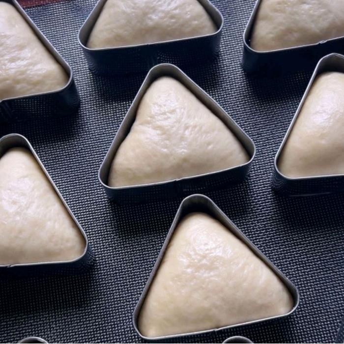 Ring roti segitiga Ring cutter segitiga Cetakan roti/kue bentuk segitiga