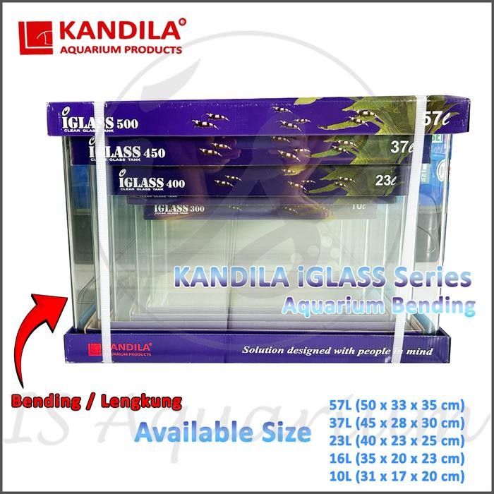 Akuarium Bending Kandila iGlass Series Super Clear Tank Aquarium