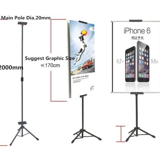 

Tripod Display / Stand Frame / Tripod 2 Sisi / Tripod Banner Stand Terlaris