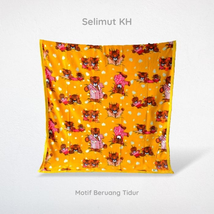 Selimut Tidur Kh Selimut Motif Bahan Fleece Tebal