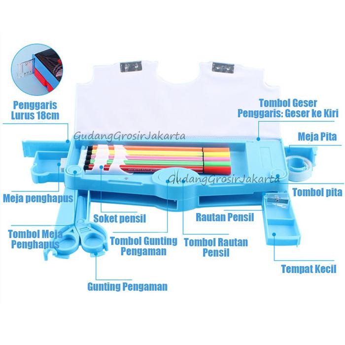 

TEMPAT PENSIL LAKI LAKI MULTIFUNGSI KOTAK PENSIL KOTAK PENSIL RAUTAN PENCIL CASE DUA LAPIS