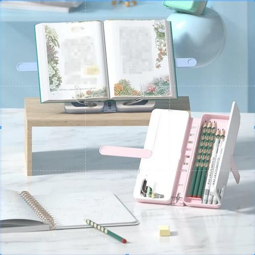 

TEMPAT PENSIL MULTIFUNGSI / KOTAK PENSIL MINIMALIS DENGAN PAPAN & PENYANGGA BUKU SERBAGUNA