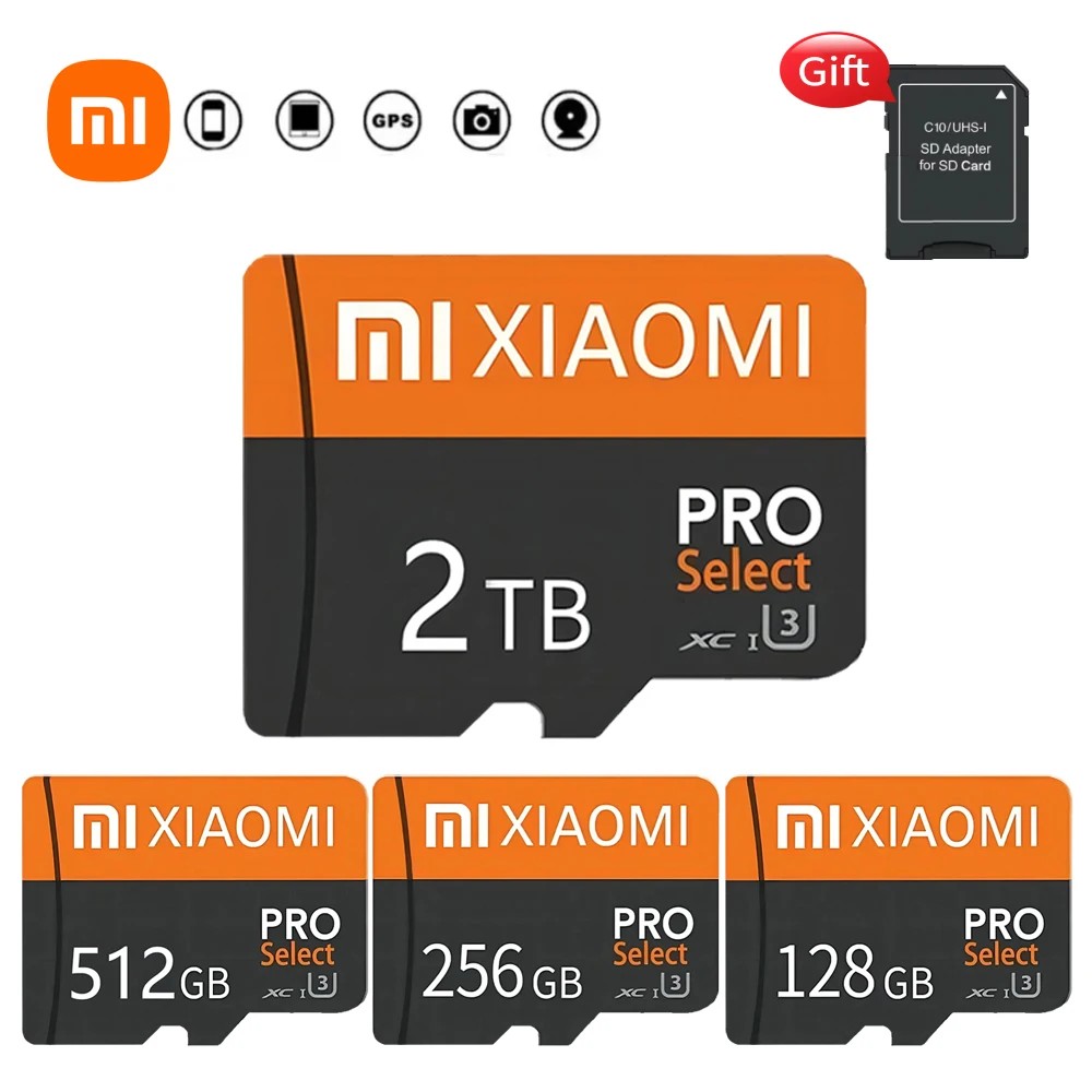 Xiaomi Mini Micro Tf Sd Card 512Gb 256Gb Sd Memory Card 2Tb 1Tb High Speed Cartao De Memoria 128Gb
