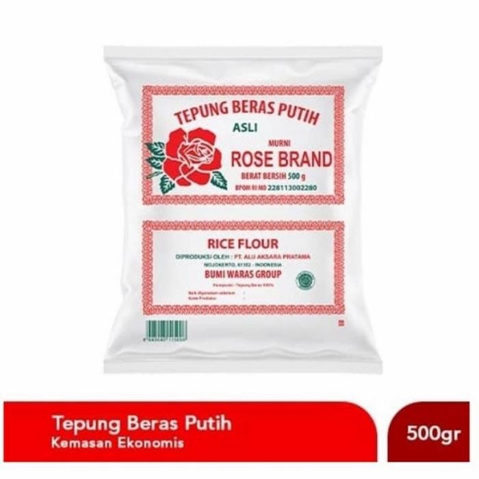 

SALE !!! TEPUNG BERAS PUTIH ROSE BRAND 500 GRAM READYY