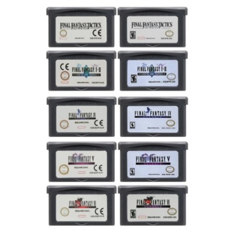 Hot 32-Bit Final Fantasy Series Gba Game Cartridge 32-Bit Video Game Console Card Tactics Advance