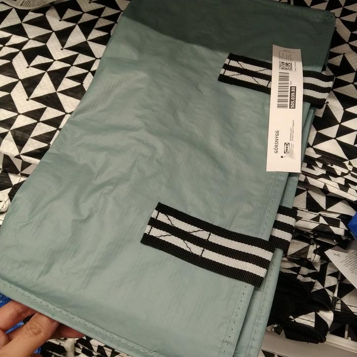 Tas ransel besar 72 L bahan plastik tas belanja jumbo laundry bag