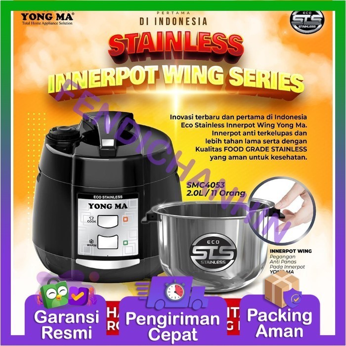 YONGMA - SMC4053 - Magic Com Stainless 2 Liter