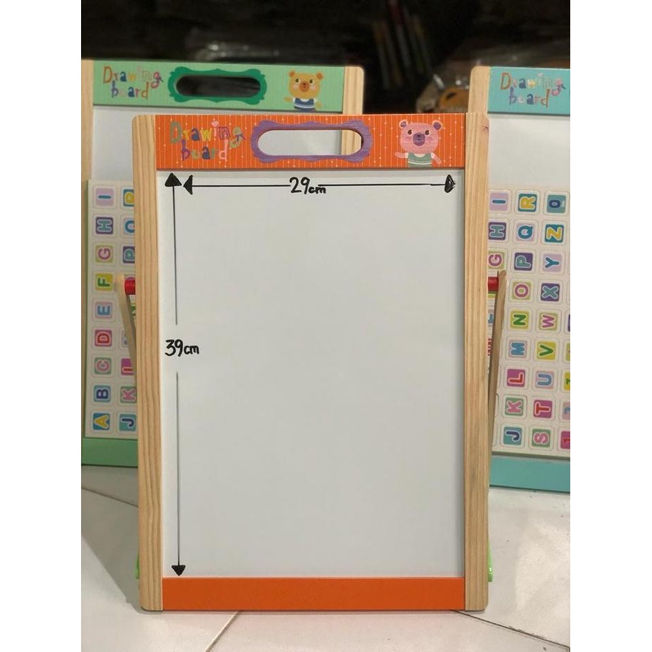 

PAPAN TULIS MAGNETIK 2 IN 1 - MAGNETIC DRAWING BOARD - MAINAN EDUKASI Toys gals
