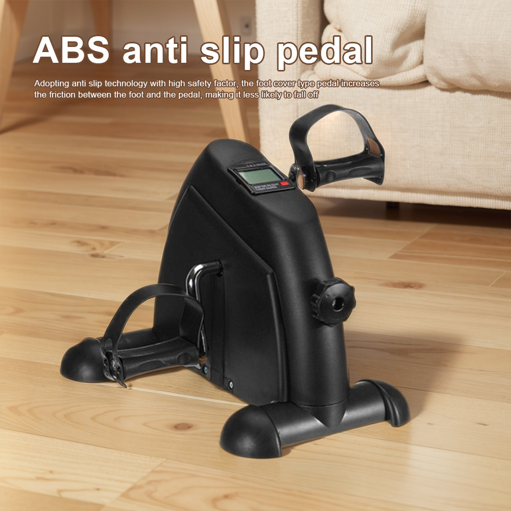 Mini Exercise Bike Peddler Exercise Bike Portable Mini Pedal Bike Anti Slip Foot Pedal Exercise