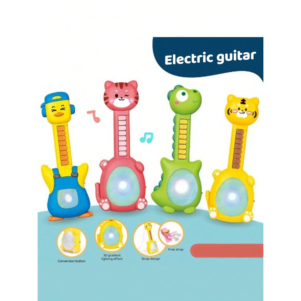 Musical Piano Musical Guitar Toys - Rolling Ball Baby Toys, Light Up Musical Baby Toys - Perfect