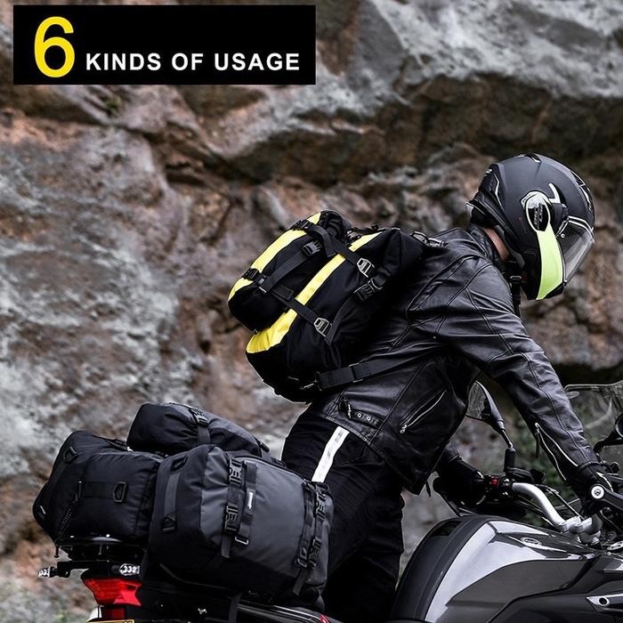 PREMIUM Rhinowalk - Waterproof Motorcycle Tailbag Tankbag Sidebag Pannier Bag