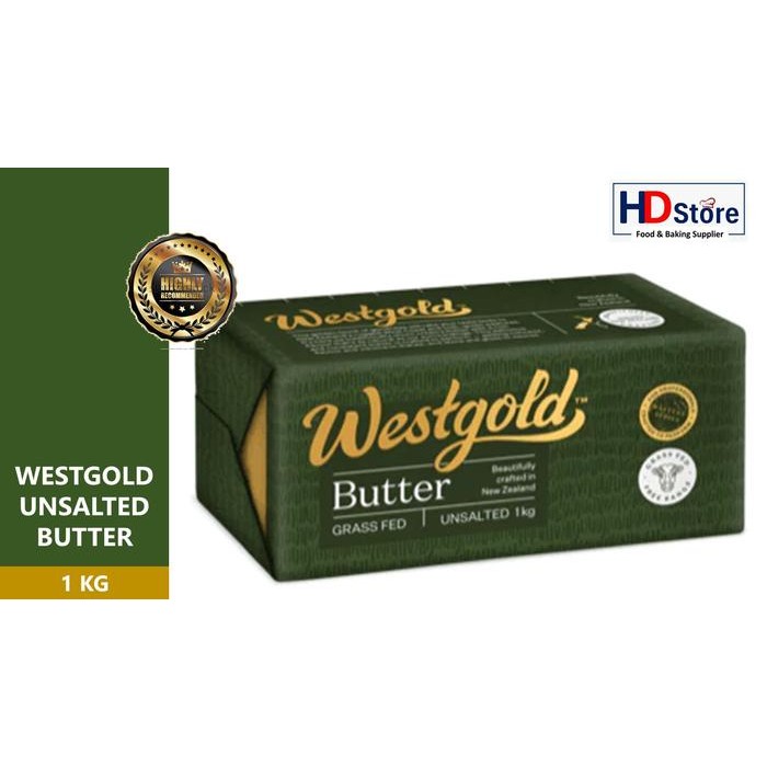 

WESTGOLD WEST GOLD UNSALTED BUTTER 1 KG 1KG - ORIGINAL PACK
