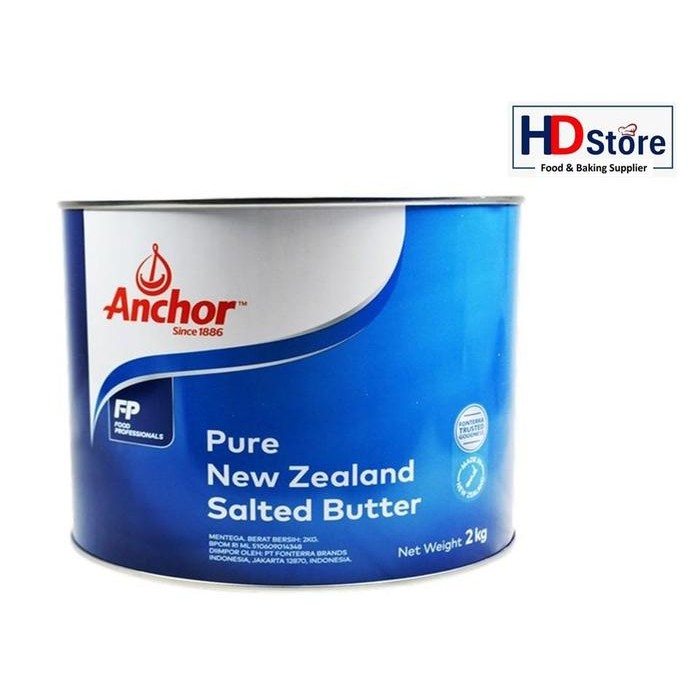 

ANCHOR GOLDEN FERN TINNED TIN SALTED BUTTER ASIN - 2 KG