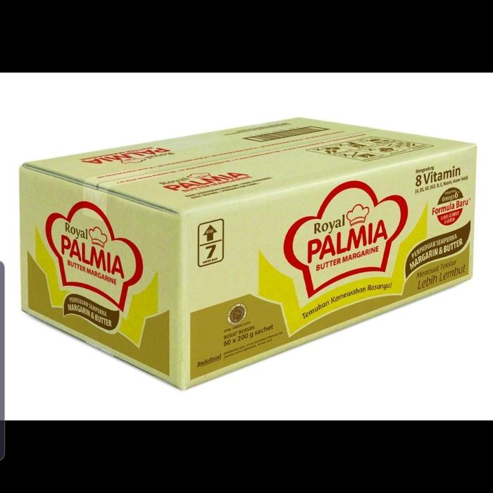 

Royal Palmia Butter Margarine sashet 200gr ( 1 karton isi 60 pcs )