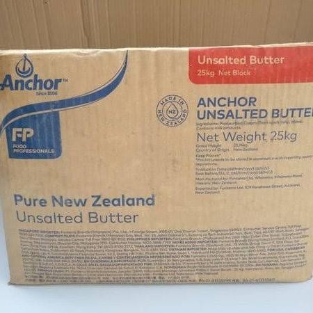 

Anchor butter unsalted 25kg harga grosir