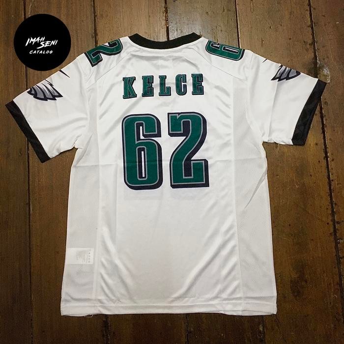 Jersey Basket Nfl Eagles Travis Kelce White Terbaru