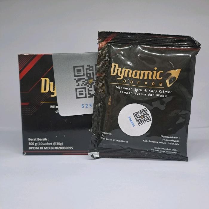 

minumam kopi bubuk kopi Dynamic isi 10 sachet BPOM garansi tidak asli uang kembali