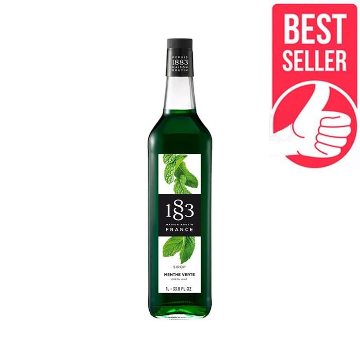 

Green Mint Syrup Maison Routin 1883 France 1 Liter