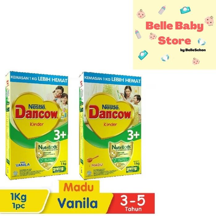 

BARANG TERLARIS Dancow 3+ Vanila / Madu 1kg Belle Baby Store Bubuk Bayi Toddler