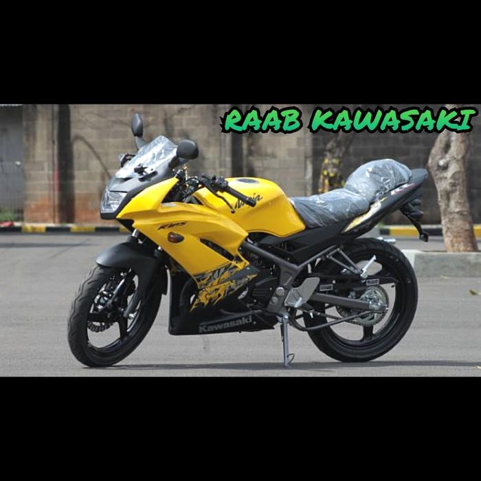 STIKER STRIPING KUNING BATIK SET NINJA 150 RR NEW