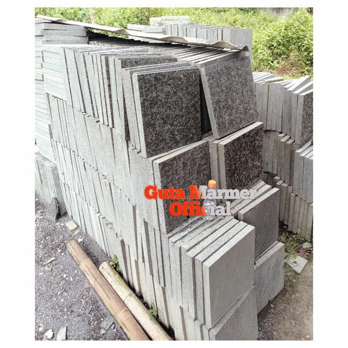 PREMIUM Lembaran Batu Granit Bakar Taman 30x30 T3