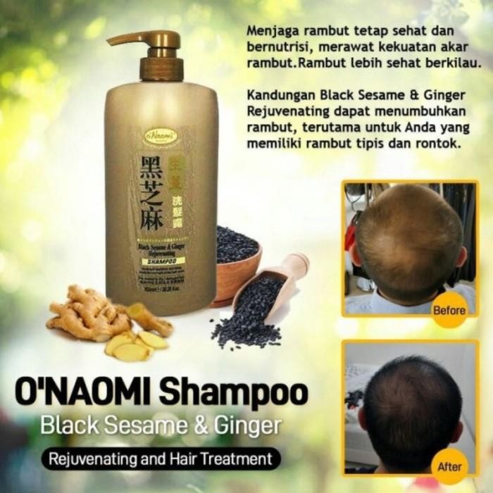 O NAOMI SHAMPOO PENGHITAM CEGAH UBAN & RONTOK PENUMBUH RAMBUT O'NAOMI